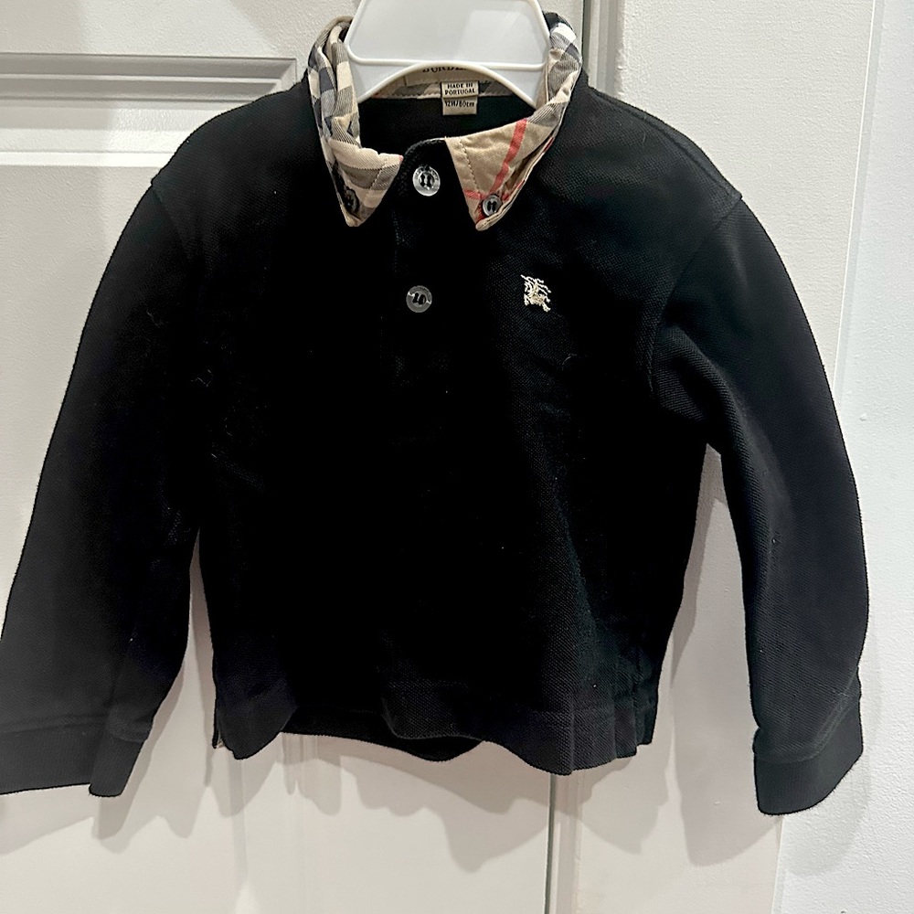Burberry collard shirt